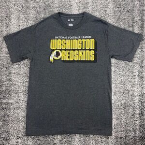 Washington Redskins NFL Men's Medium Cotton T-Shirt Team Apparel Gray Football